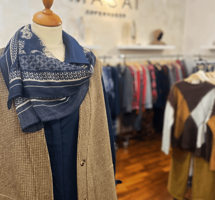 Rayon prêt-à-porter Masai : coupes fluides et confortables.